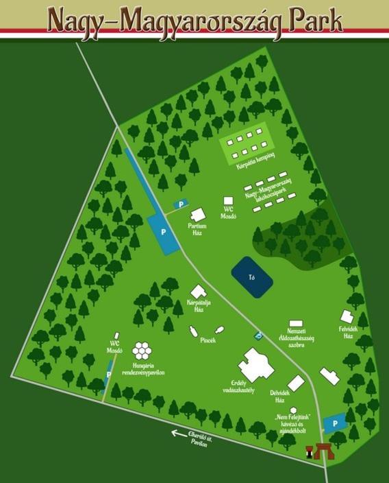 Nagy-Magyarország Park Isztimér Exterior foto